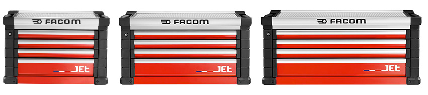 Facom JET.CR4M3A Fahrbarer Werkzeugkasten JET+ mit
