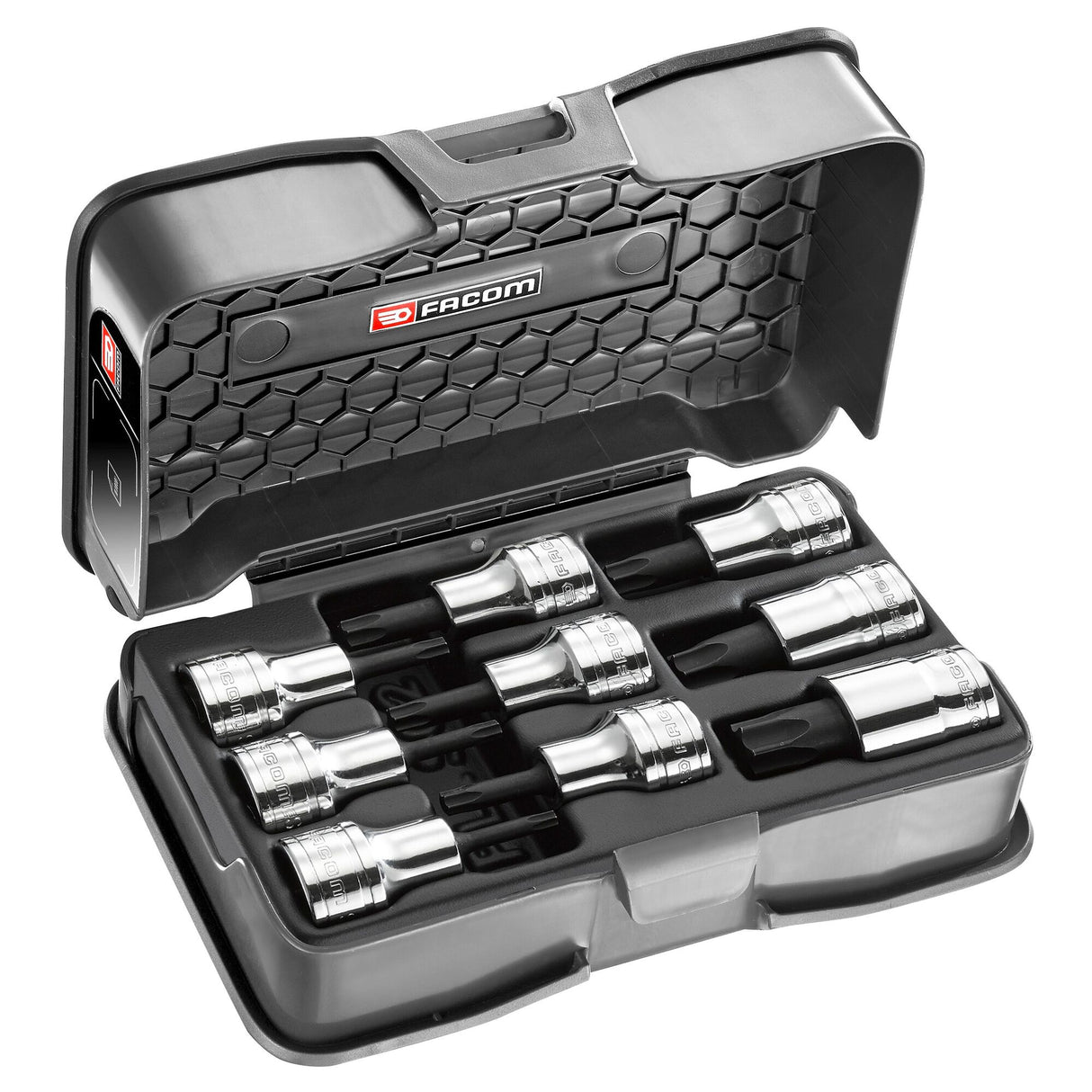 Coffret de douilles à embout Torx®, 1/2", 9 pièces