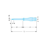 ATP.VE - Tournevis Protwist® isolés pour vis cruciformes Phillips®, 1000 Volts