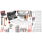 Sélection maintenance industrielle 147 outils - boîte à outils bi-matière 3 tiroirs