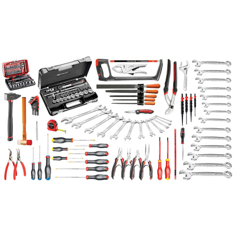 Sélection maintenance industrielle 147 outils - boîte à outils bi-matière 3 tiroirs