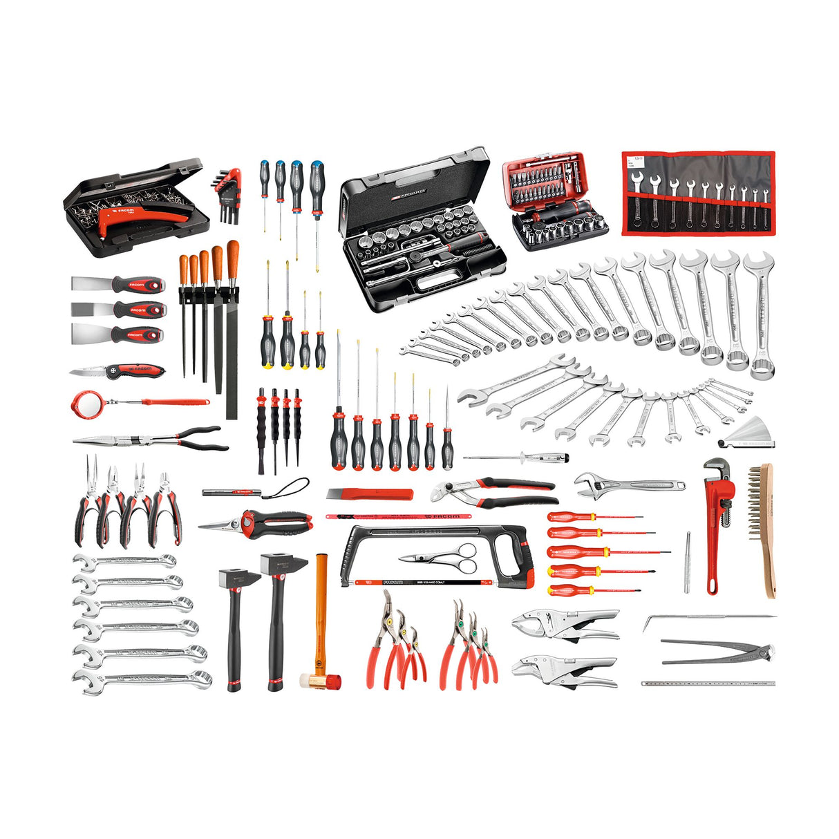 Sélection maintenance industrielle 200 outils - modules mousse 1/3 (x18)