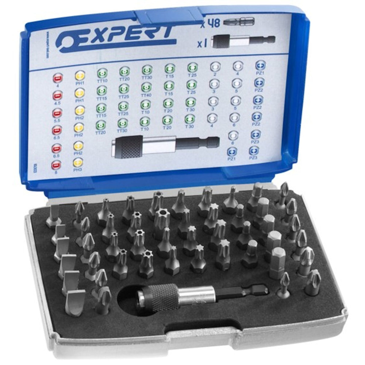 Expert - Coffret d'embouts 1/4” - 49 pièces