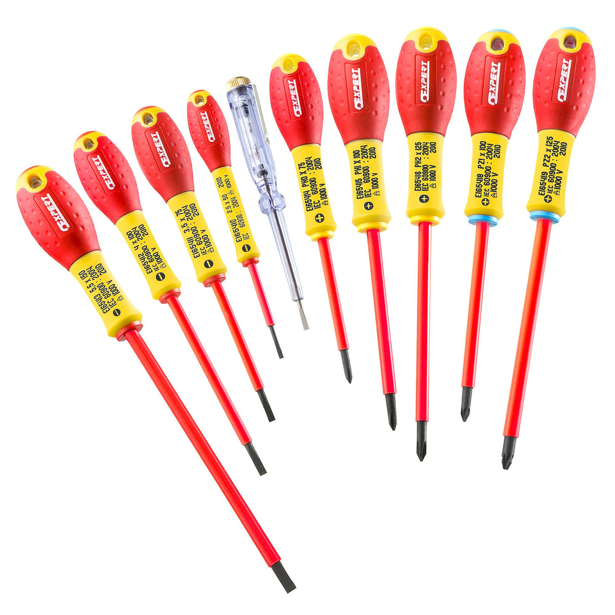 Expert - Jeu de 10 tournevis isolés 1000 volts