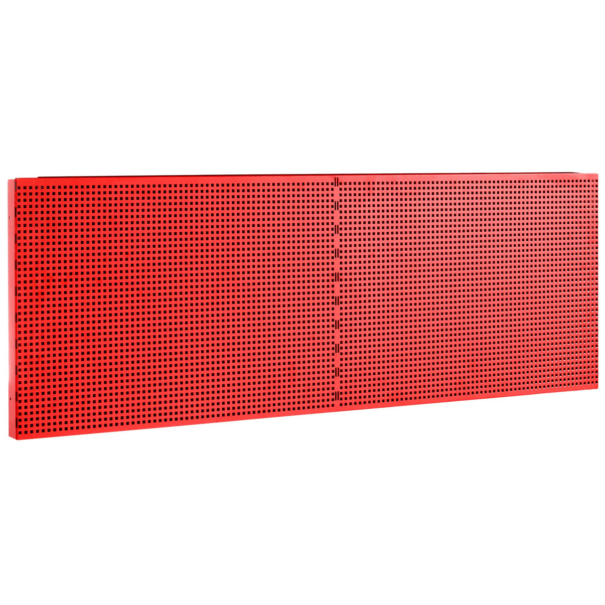 Demi panneau perforé pour accrochage vertical, carrés 6 x 6 mm, 2 modules, rouge