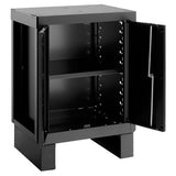 Meuble bas 2 portes - noir - RWS2