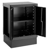 Meuble bas 2 portes - noir - RWS2